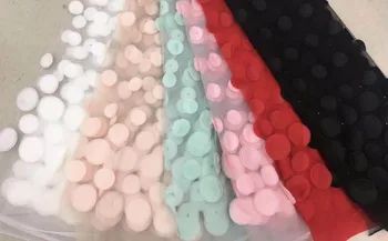 

New style wholesale price 3d floral design French lace fabric high quality African tulle lace fabric 3d flowers and beads 5 yard