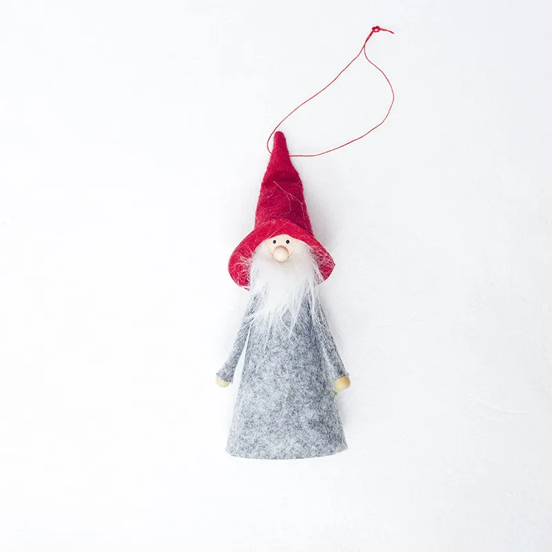 Новые милые Санта Клаус Снеговик кукла Рождественская елка украшения Подвески Рождественская елка висит украшение, украшение для дома, на свадьбу, Рождество вечерние Декор 62319 - Цвет: H