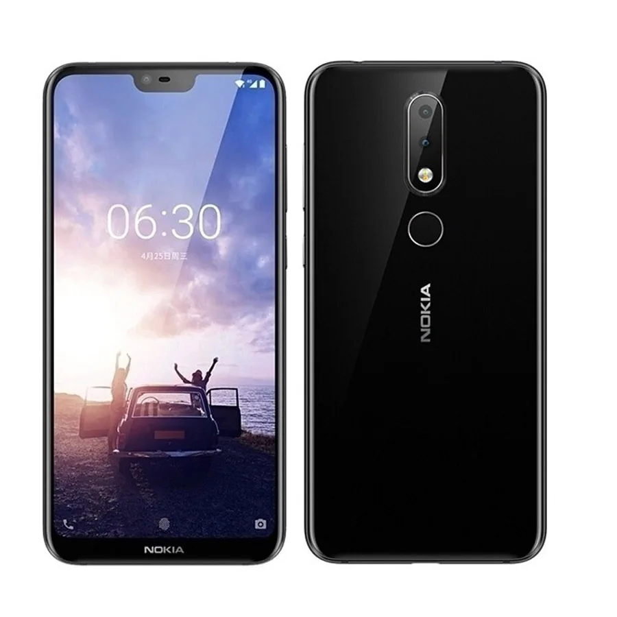 Мобильный телефон Nokia X6, 4G LTE, 5,8 дюймов, Восьмиядерный процессор Snapdragon 636, 6 ГБ ОЗУ, 64 Гб ПЗУ, 16 МП, 5 Мп, отпечаток пальца, Android телефон