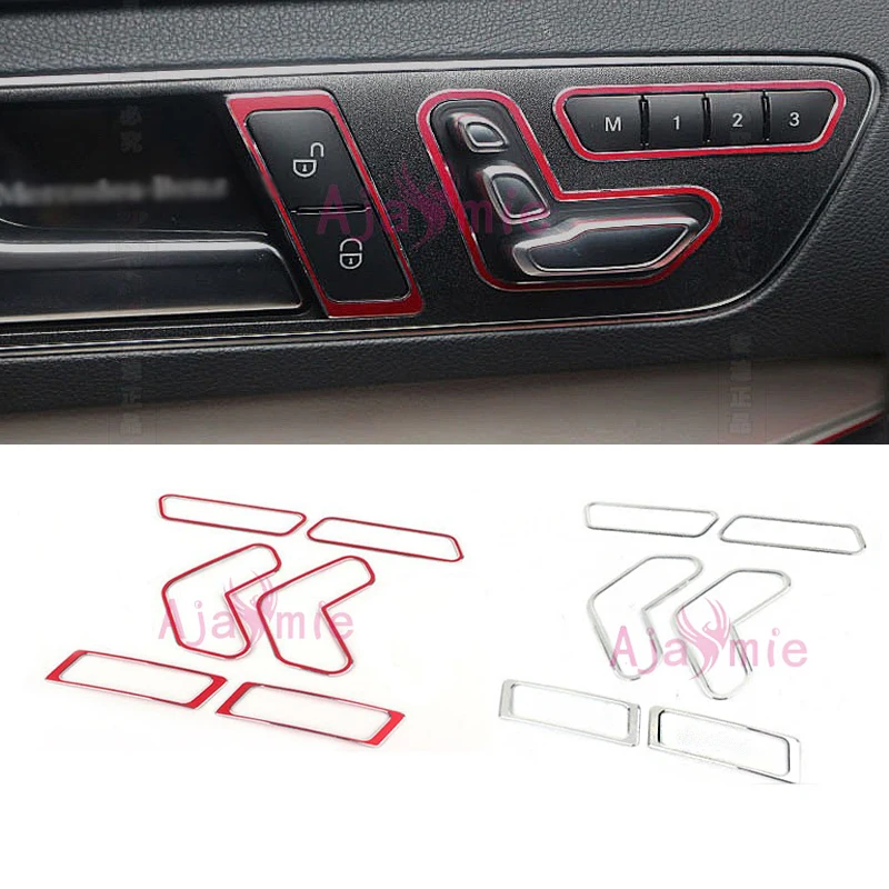 Хромированный чехол для Mercedes Benz E Class CLS ML GL GLE E260L GLK300 ML400|chrome buttons|benz echrome for car |