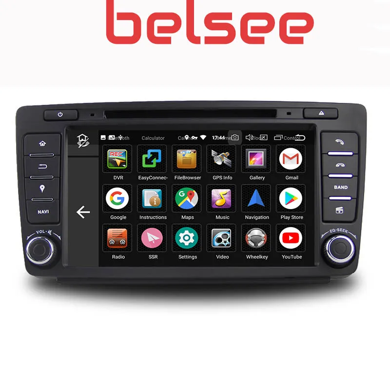 Belsee для Skoda Octavia 2007 2008 2009 2011 2012 Android 9,0 головное устройство DVD плеер gps навигация Авторадио сенсорный экран радио