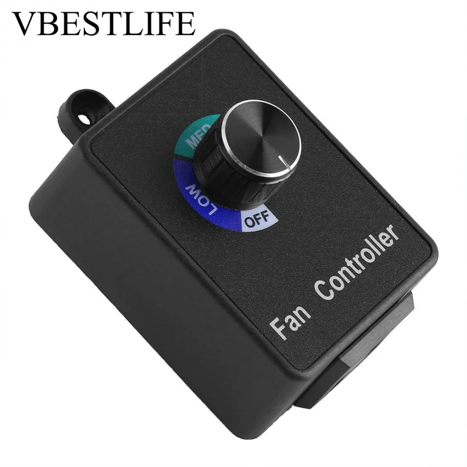 Fan speed control dial Fan speed control dial