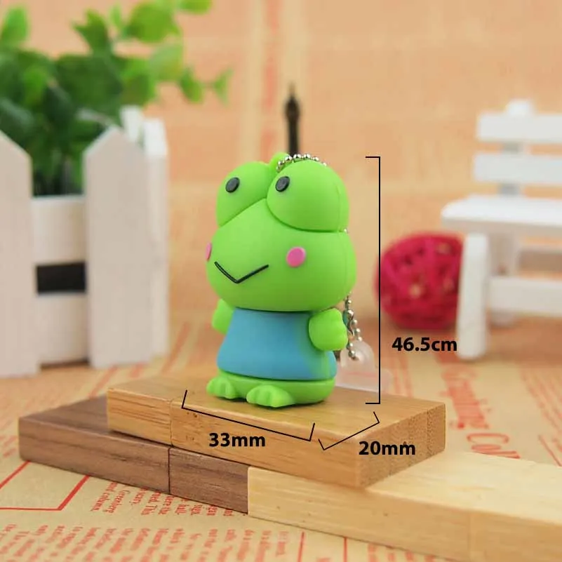 Cartoon usb flash drive gifts Frog animal cartoon pen drive 128mb 4gb 8gb 16gb 32gb 64gb pendrive memory stick u disk