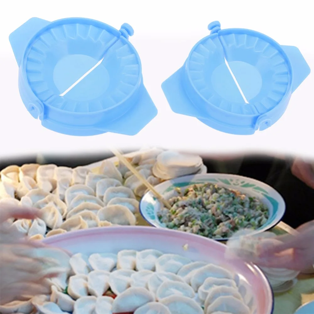 

DIY Dumplings Jiaozi Maker Tool Dough Press Dumpling Pie Ravioli Mould Clips Kitchen Gadgets Accessories