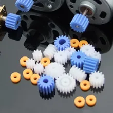 Plastic Bearing Gear Set DIY Worm Gear Axle Gear Pack Spindle gear bag boutique 2MM 2