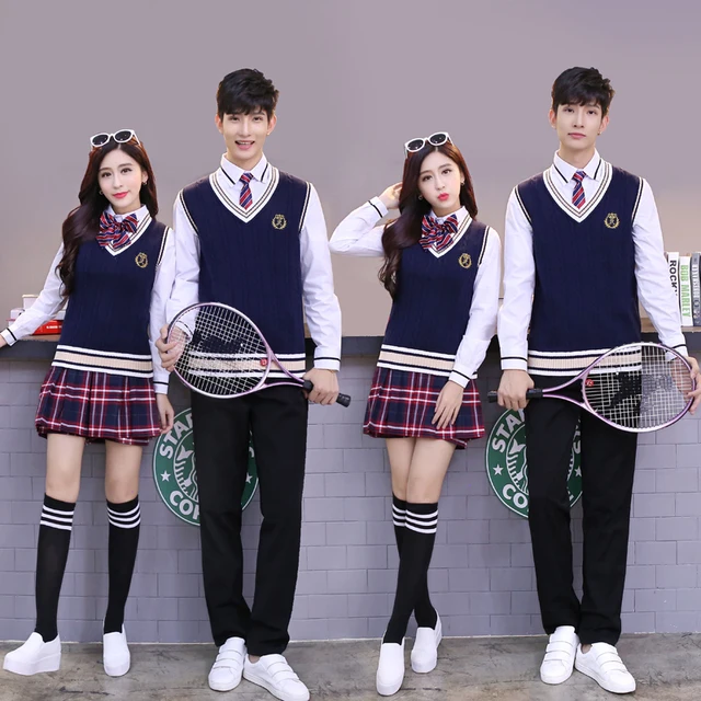 High Quality Uniforms Set School Student College English High School