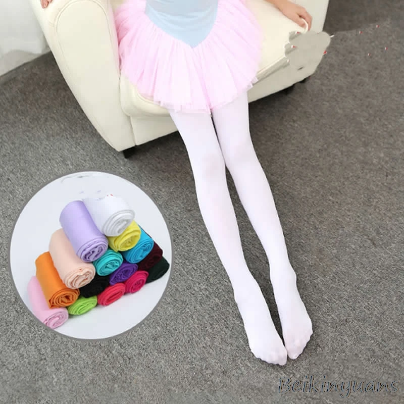 

baby Children's tights Candy color velvet render girls dance tights white stocking colorful danceing tights kids girl pantyhose