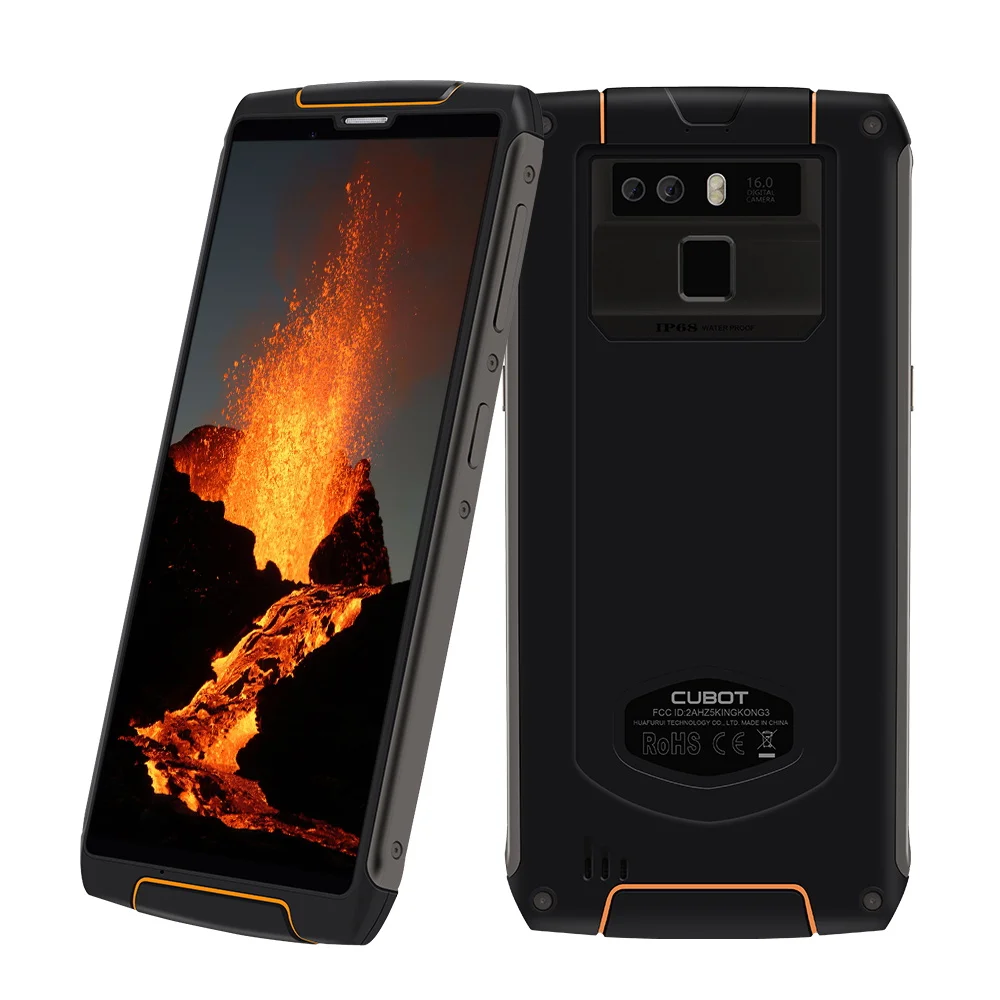 Cubot King Kong 3 IP68 impermeable teléfono resistente NFC 6000 mAh Batería grande Android 8,1 4 GB + 64 GB tipo-C de carga rápida MT6763T Octa core Cubot King Kong 3 IP68 impermeable teléfono resistente NFC 6000 mAh Batería grande Android 8,1 4 GB + 64 GB tipo-C de carga rápida MT6763T Octa core