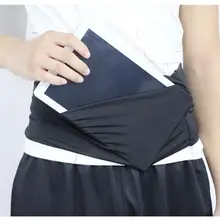 Поясная Сумка для бега, мужская, эластичная, плотно прилегающая, большая емкость, пояс, Противоугонный, невидимый, для мобильного телефона, ремень для бега, поясная сумка