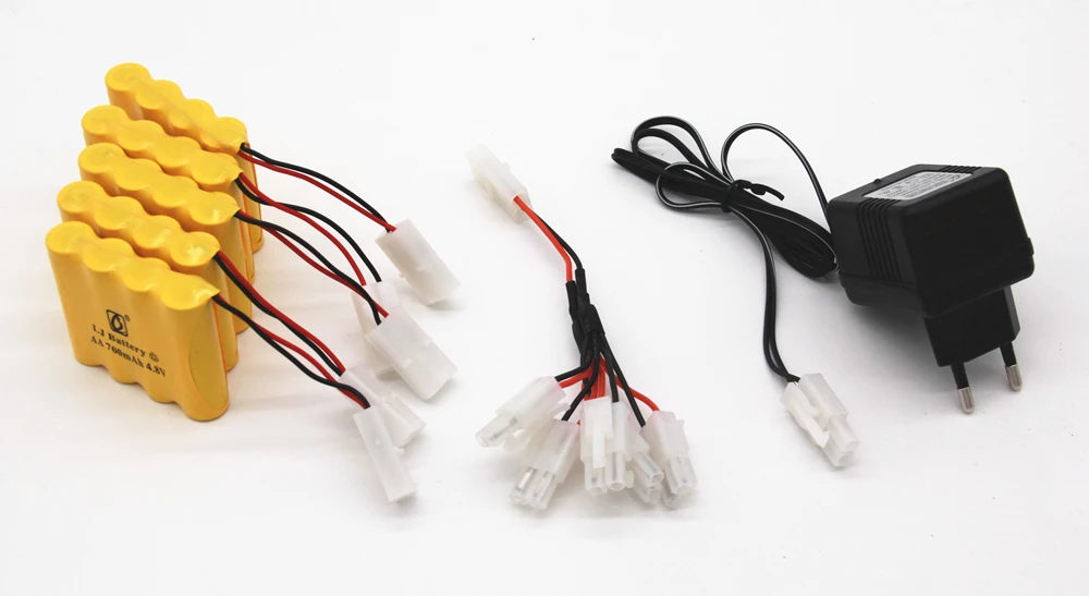 4 8 V 700mAh Ni Cd Батарея штекером Tamiya с 5 в 1 Зарядное устройство для дистанционного