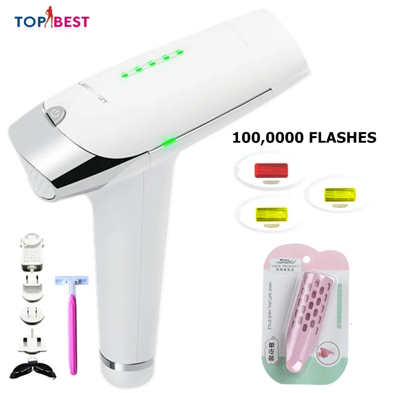 

Lescolton 4 in 1 1000000 IPL Laser Hair Removal Pulsed Device Depiladora Hair Removal Permanent Depilation Hair Removal Machine