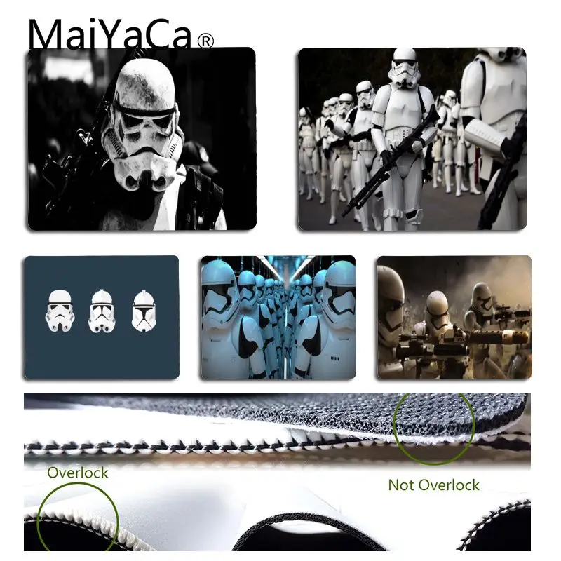 

MaiYaCa Storm Trooper Starwars Mouse Pad for Laptop High Speed New Mousepad
