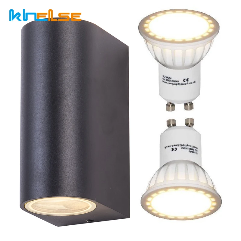LED Wall Lamp 5W/10W GU10 LED Bulbs Wall Lights Waterproof IP65 Modern