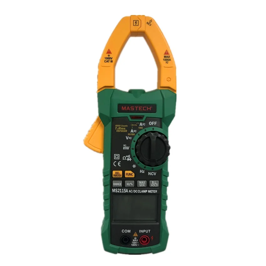 Цифровой токометр Mastech MS2115A измеритель напряжения переменного/постоянного тока с