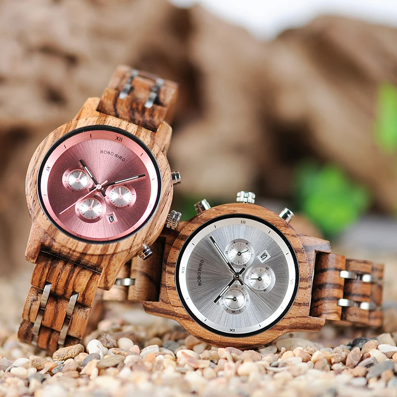 BOBO BIRD Couple Watches Business Top Luxury Brand Sport Watches Men Drop Shipping Hombres Relojes ePacket Free Shipping