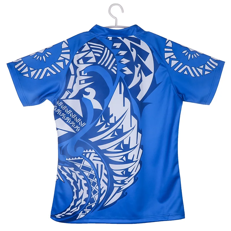 Kawasaki de Rugby, camisetas de Rugby camisa de manga corta para hombre deportes ropa mejor Tops camisetas rápido seco azul C-RJ0002