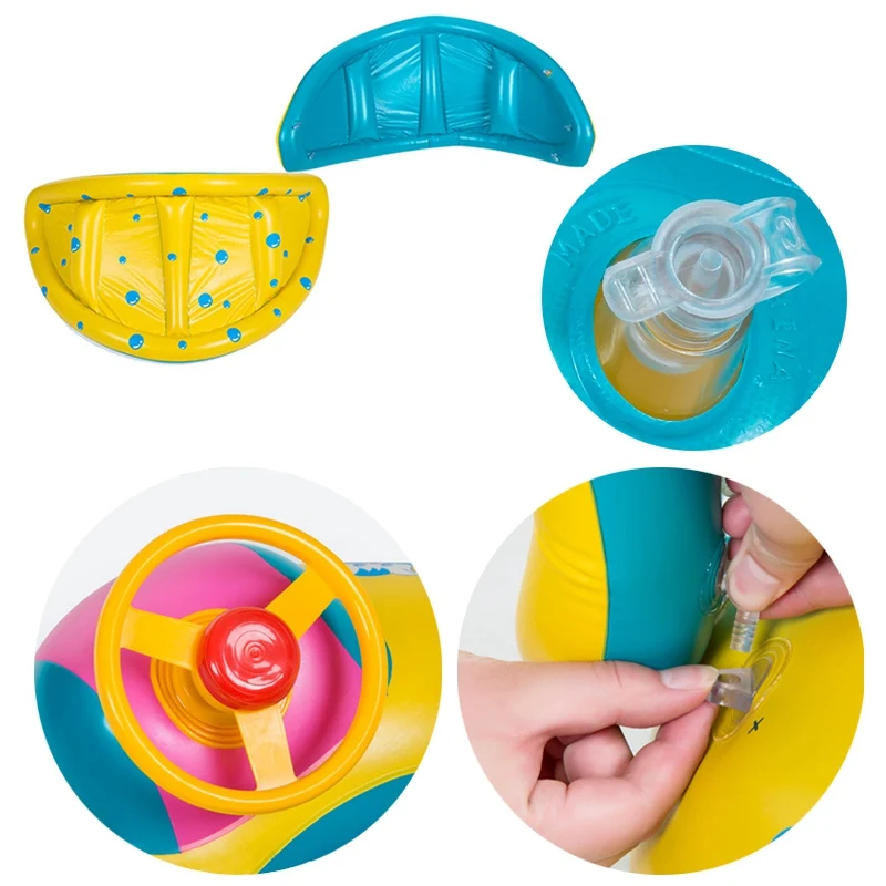 Летний детский безопасный надувной плавающий круг Лебедь Надувные изделия для плавания дети веселые игрушки спасательный круг для