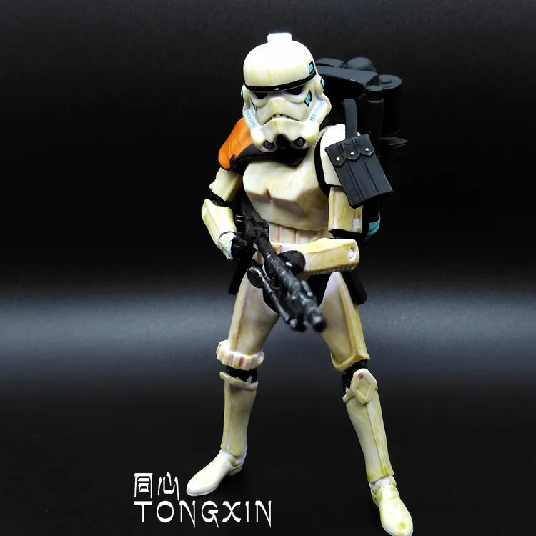 Звездные войны 7 черные белые солдатики отели световой меч маска рука модель может перемещаться даже игрушки H7