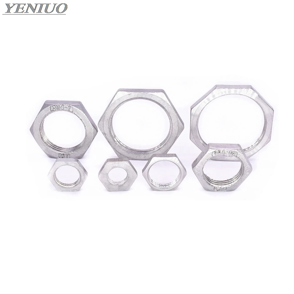 Фитинг для труб из нержавеющей стали ss 304 шестигранные гайки 1/8 "1/4" 3/8 "1/2" 3/4 "1" 1 1/4 "1 1/2" BSP|Фитинги для труб| | АлиЭкспресс