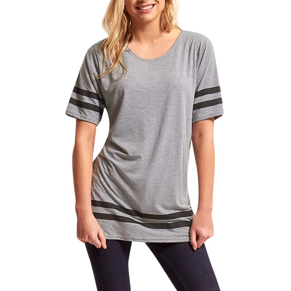 Aliexpress.com : Buy Women Cotton Striped T Shirt Short