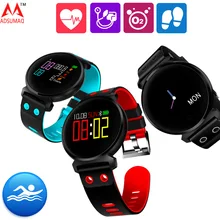 K2 Смарт-часы-браслет IP68 водонепроницаемый OLED экран Датчик кровяного давления и Давление монитор сердечного ритма кислорода в крови регистрирующий шагомер