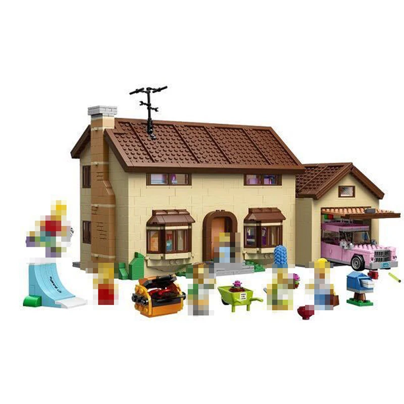 

2575Pcs LEPIN 16005 the Simpsons House Simpson's family Kwik-E-Mart Set Model Building Block Bricks Compatible 71006 DIY Gift