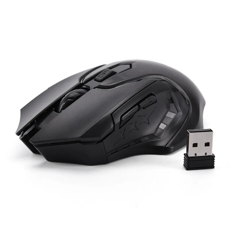 JETTING 6 Keys USB Optical Wireless Gaming Mouse Gamer Mice For PC Laptop Computer 2.4GHz 3200DPI Professional