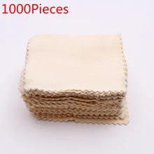 1000 штук ножницы из овчины для чистки, кожа, тканевая салфетка, инструмент, чистые ножницы, ткань для вытирания ножниц