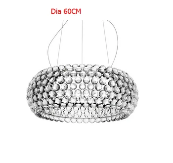 

50cm/65cm Modern Caboche acrylic Pendant Lights Glass Abajur pendant lamp for living room Dining room lampen nordic lamp