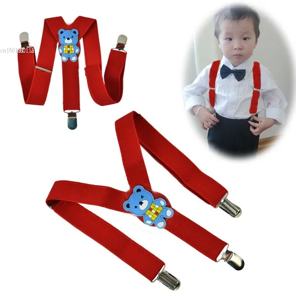 2016 New Cartoon Children Toddlers Adjustable Kid Suspenders Trousers Y