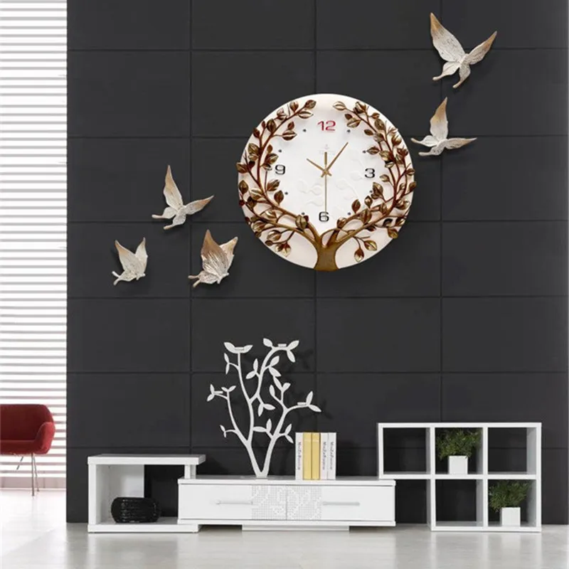 5Pcs/set Butterfly Wall Decoration 3D Embossed Art Resin Wall Hanging Background Mural Wall Sticker Home Decoration R725