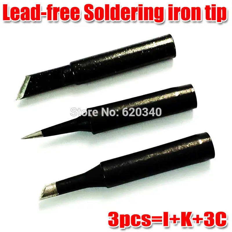 

High quality 3X Solder iron Tip Lead-free Soldering Bit Replace Tips for 936 Soldering Rework Station BGA Tool Accessory