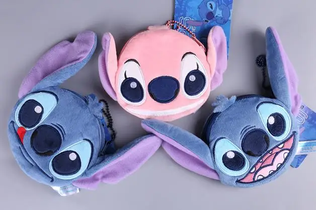 

Lilo and Stitch Toy Stitch and Angel Coin Bag Case Wallet NEW