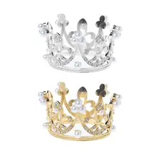 Фон для фотосъемки новорожденных девочек и мальчиков с золотой короной; реквизит для фотосъемки маленьких детей; аксессуары для фотосъемки с короной для младенцев; bebe fotografia Prop