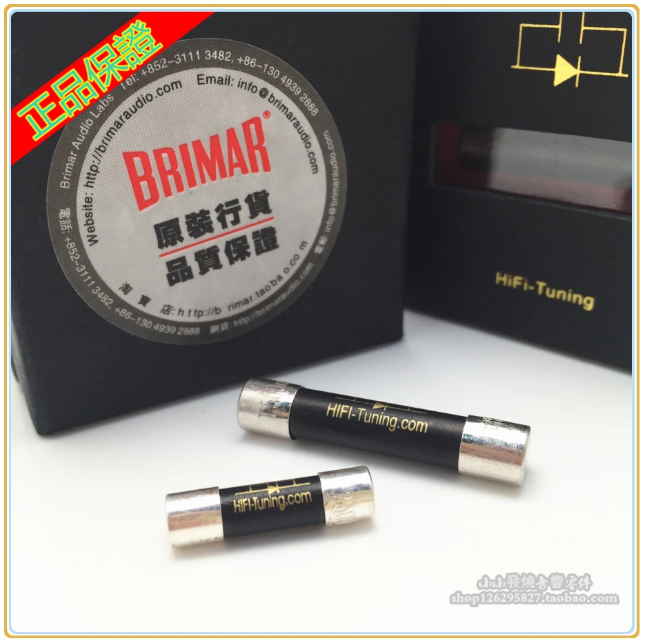 

Germany HiFi Tuning Supreme Fever sound fuse tube gold and silver frozen version of the brand new authentic 5 * 20mm