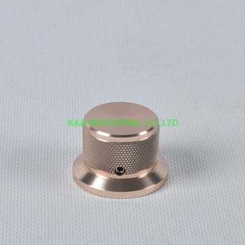 

1pc 38x30x25mm Gold Aluminum Vintage Control Reticulate Knob for Guitar Amplifer Audio