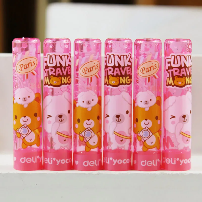 

6 pcs/lot Kawaii Cute Pencil Cap Cartoon Extender Pen Topper Protection Cap For Pen Kids Gift Stationery School Supplies