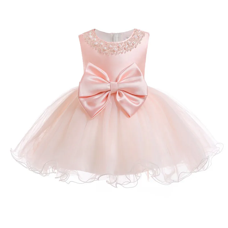 

Flower Girl Dress for Wedding Party Girl Baptism Dress Kid Dresses Girls Clothes Princess Vestidos 0-2T birthday Dress