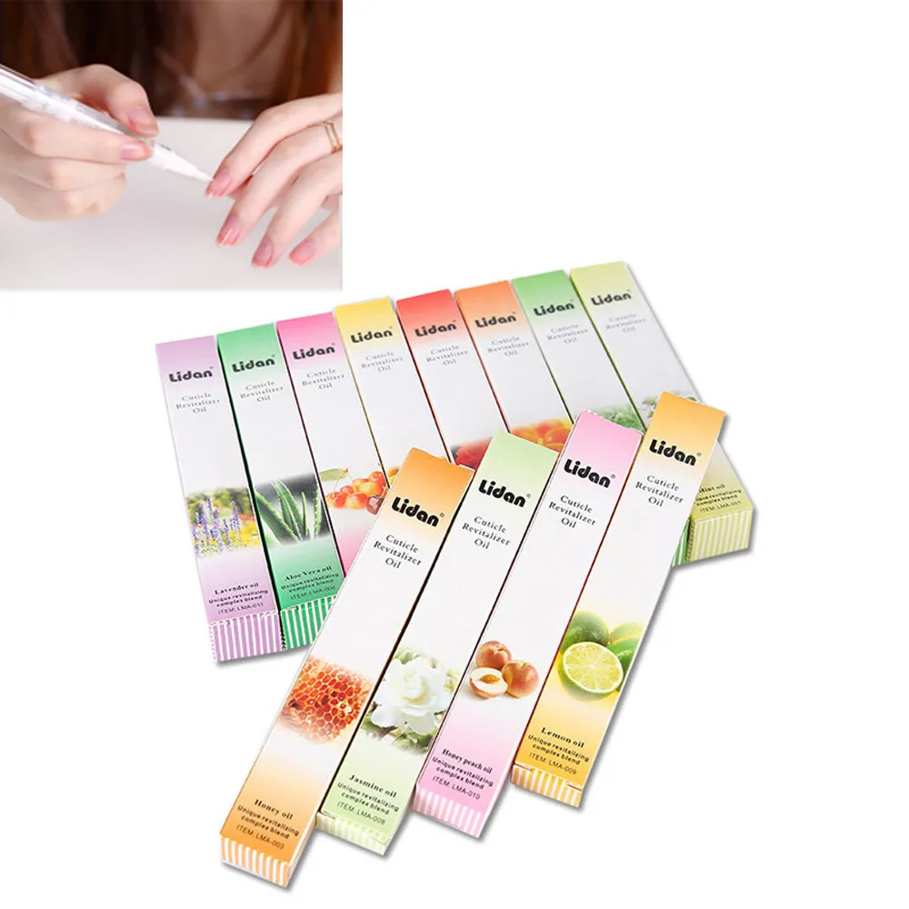 1 PCS Mix Taste Cuticle Oil Pen font b Nail b font Art Care Treatment Manicure