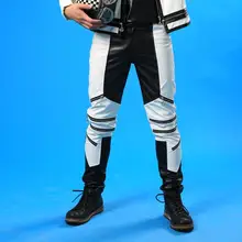 Этап личности мужская Штаны черно-белые брюки Splice мужские брюки для пения, танцев рок Панталоны street в Звездном стиле; Новинка