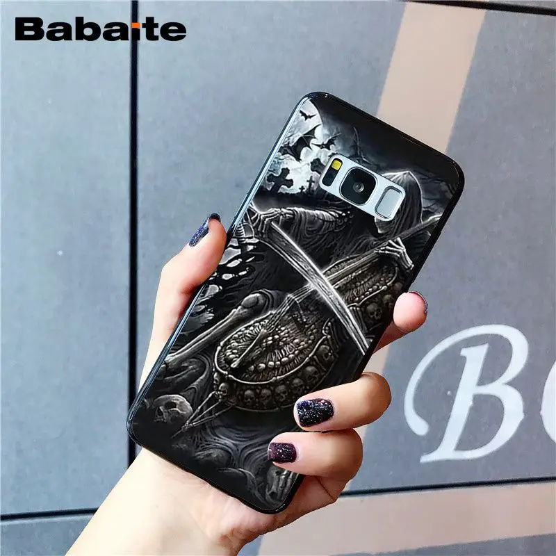 Чехол для телефона Babaite Grim Reaper Skull Skeleton Design Samsung Galaxy S20 S9 plus S7 edge S10 Plus S10E S10lite S8