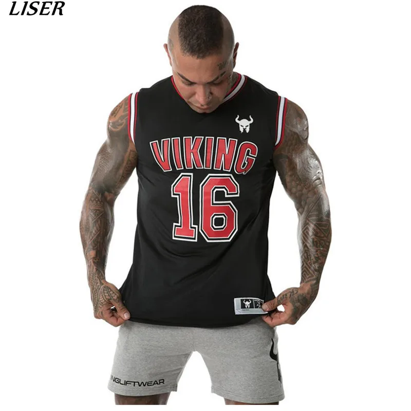 

2019 New Brand Summer Singlets Men Tank Tops Shirt Bodybuilding Equipment Fitness Men Mesh High Quality fashion Tanktop Vest