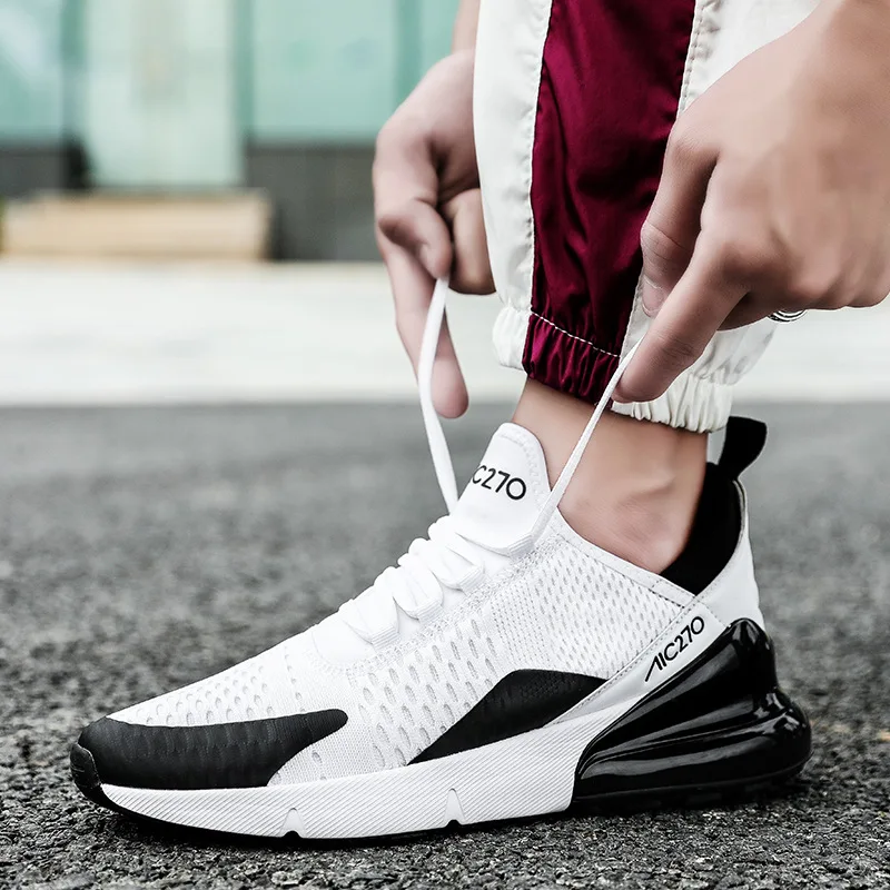 

2019 Fashion All-match Men Sneakers High Quality Light Weight Running Shoes Sport Shoes Breathable Shoes Plus Size 46