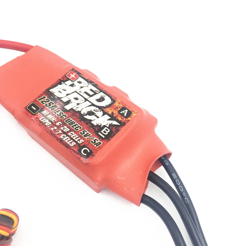 Red Brick 125A Brushless ESC Electronic Speed Controller 5V/5A BEC for FPV Multicopter | Игрушки и хобби