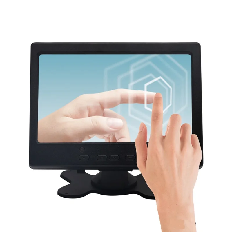 

1024x600 7 inch IPS Touchscreen LCD Full HD Portable monitor HDMI monitor, AV input/VGA/HDMI black plastic shell