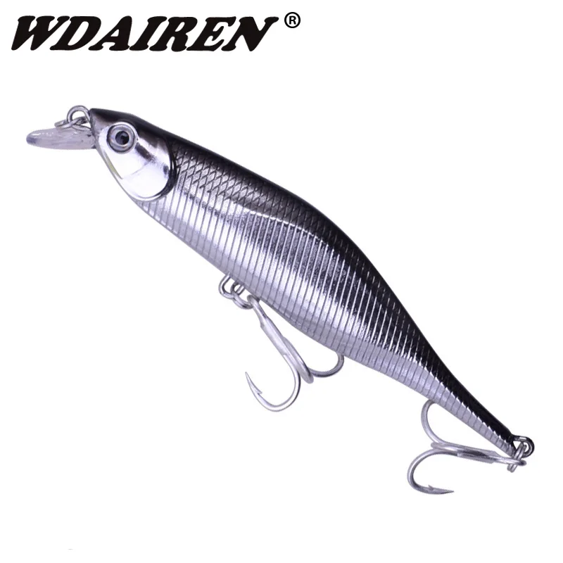 1 шт. плавающая приманка в виде гольяна лазерная искусственная с 3D глазами 11 см г