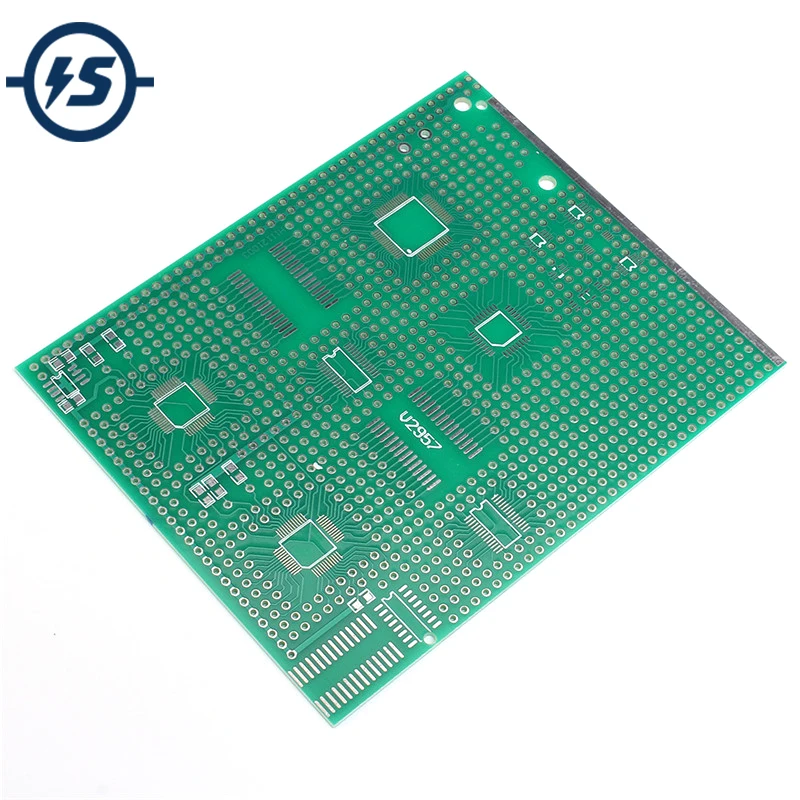 

10pcs/lot Universal SMD Board 9*11cm QSOP QFP DIP MCU SCM Adapter Board 2.54mm Convert Electronic Experiment PCB Plate
