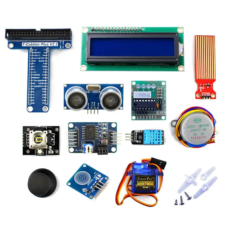 Elecrow Raspberry Pi 3 стартер комплект для Arduino 2 в 1 DIY Обучающий набор LCD1602 дисплей SG90 серво датчики модуль 30 занятий