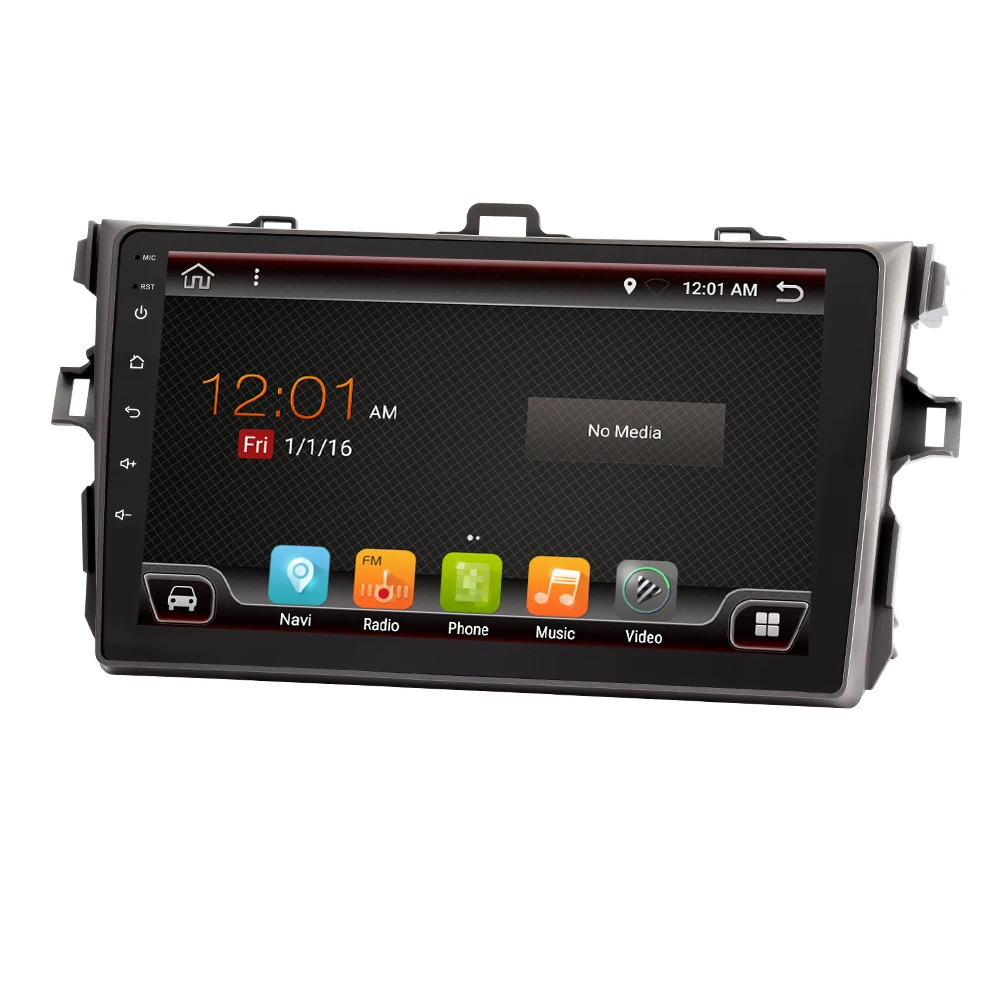 Автомагнитола Eunavi Px6 8 ядер Android 9 0 4 Гб + 32 ГБ для Toyota Corolla E140/150 2007