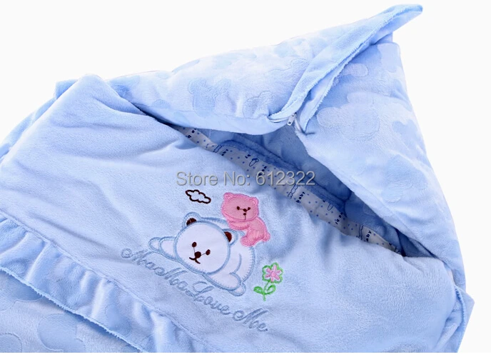 Зимний толстый winderproof новорожденный Конверт одеяло детские спальные мешки для детей спальные мешки в коляску для младенцев Fleabag Детская сумка